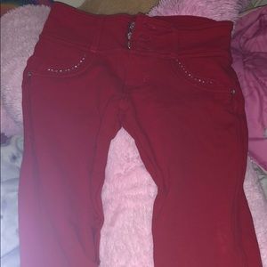 Red pants
